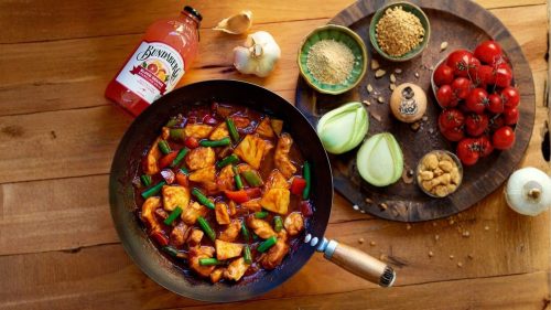 Blood Orange Sweet and Sour Pork
